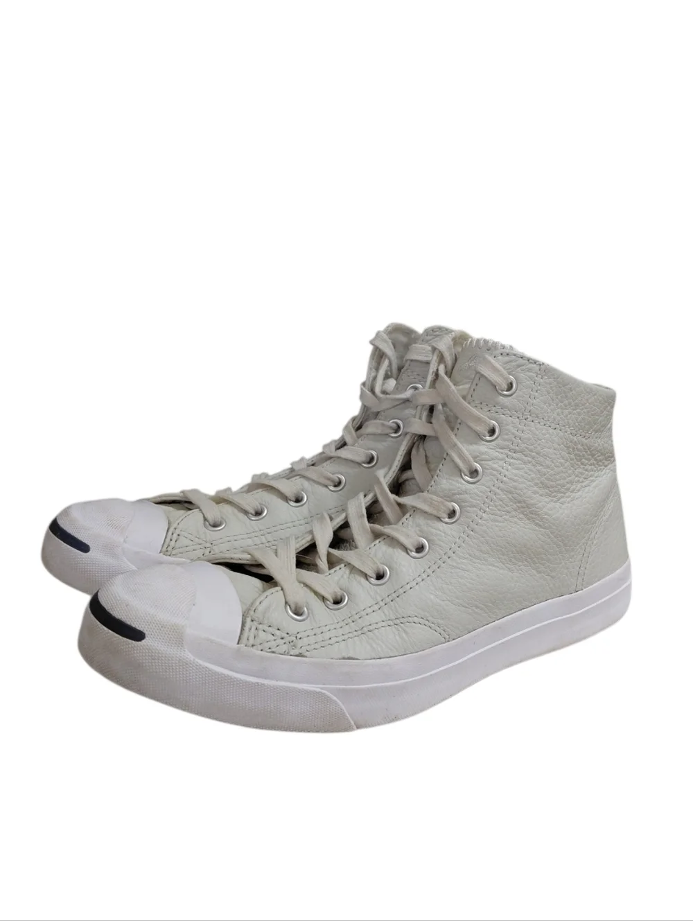 Converse High-Top Sneakers in Off-White/Light Gray - Picture 10 of 10